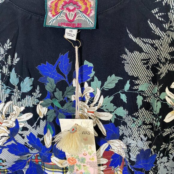 Johnny Was - Ona Raglan Tee, Short-Sleeved - Picture 3 of 3